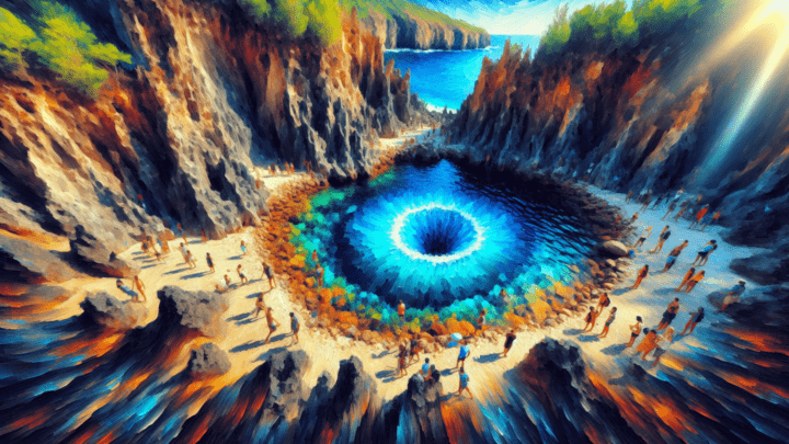 Buracona: das „Blaue Auge“
